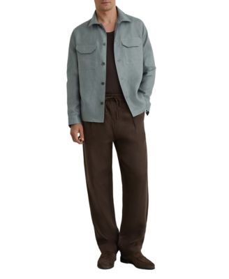 Men's Polasio Herringbone Stripe Overshirt