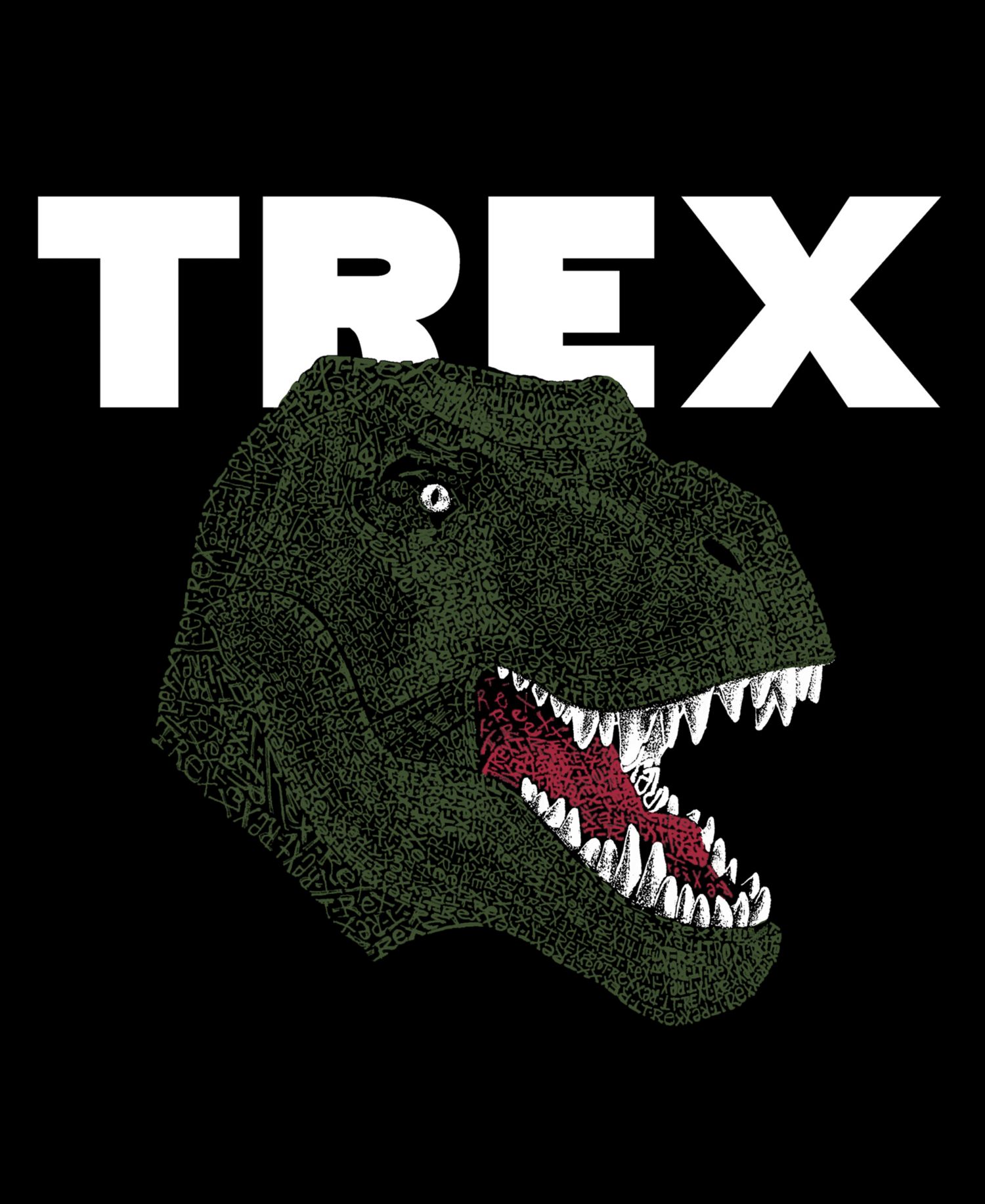 Men's T-Rex Dinosaur Head Graphic Tank Top