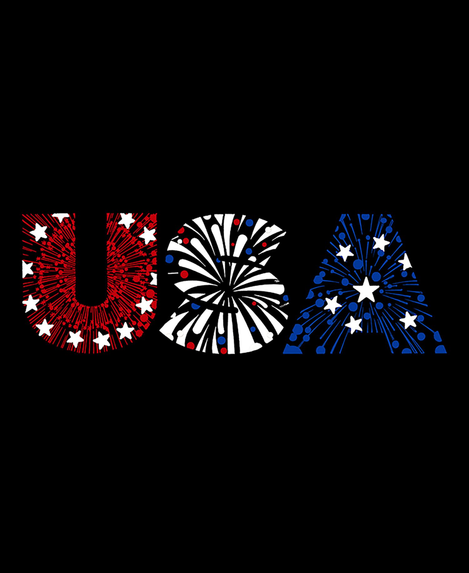 Men's USA Fireworks Patriotic Graphic Tank Top