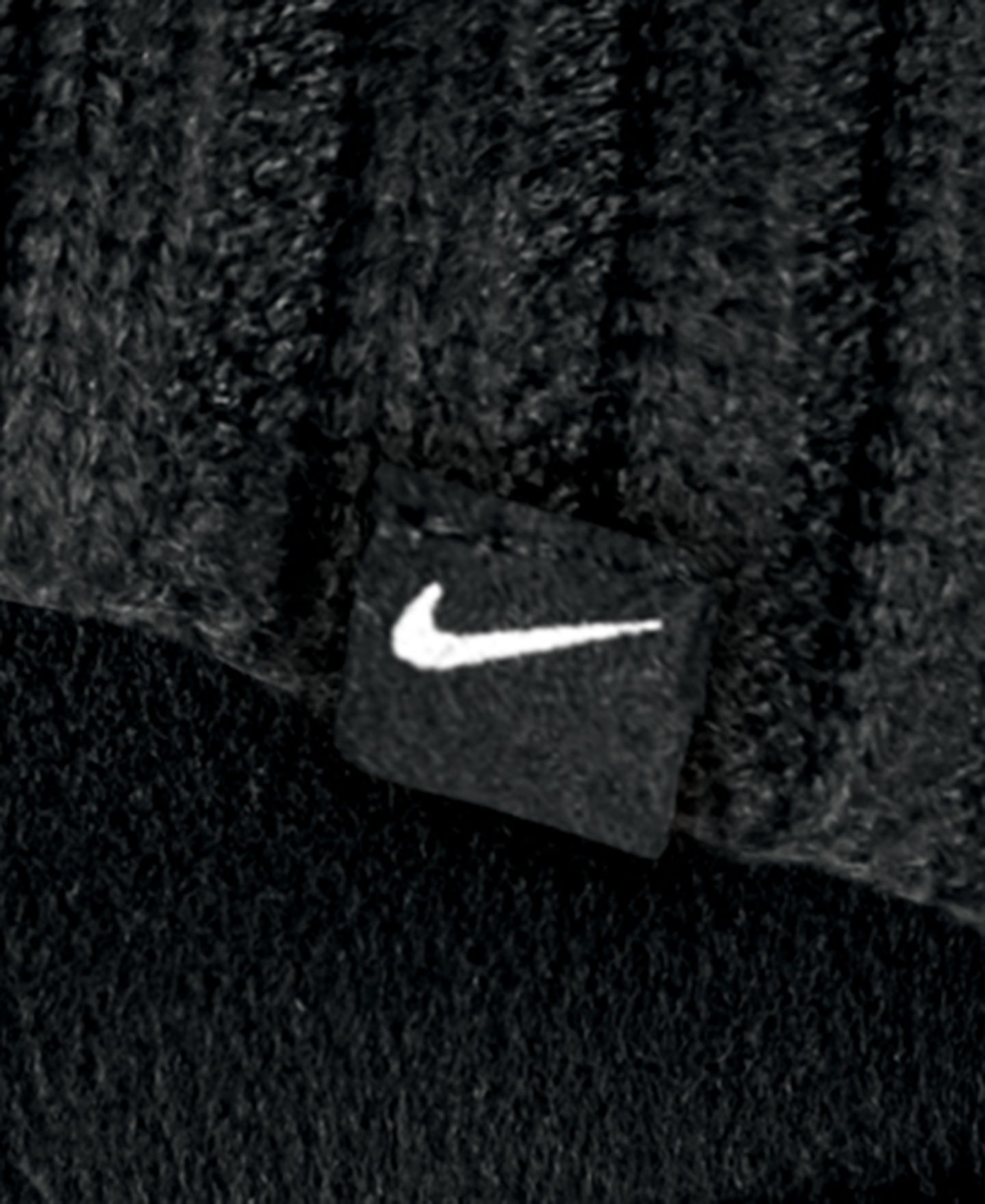 Аксессуары для волос Nike Unisex Wide Knit Headband, цвет: Чёрный / Серебряный — фото 2