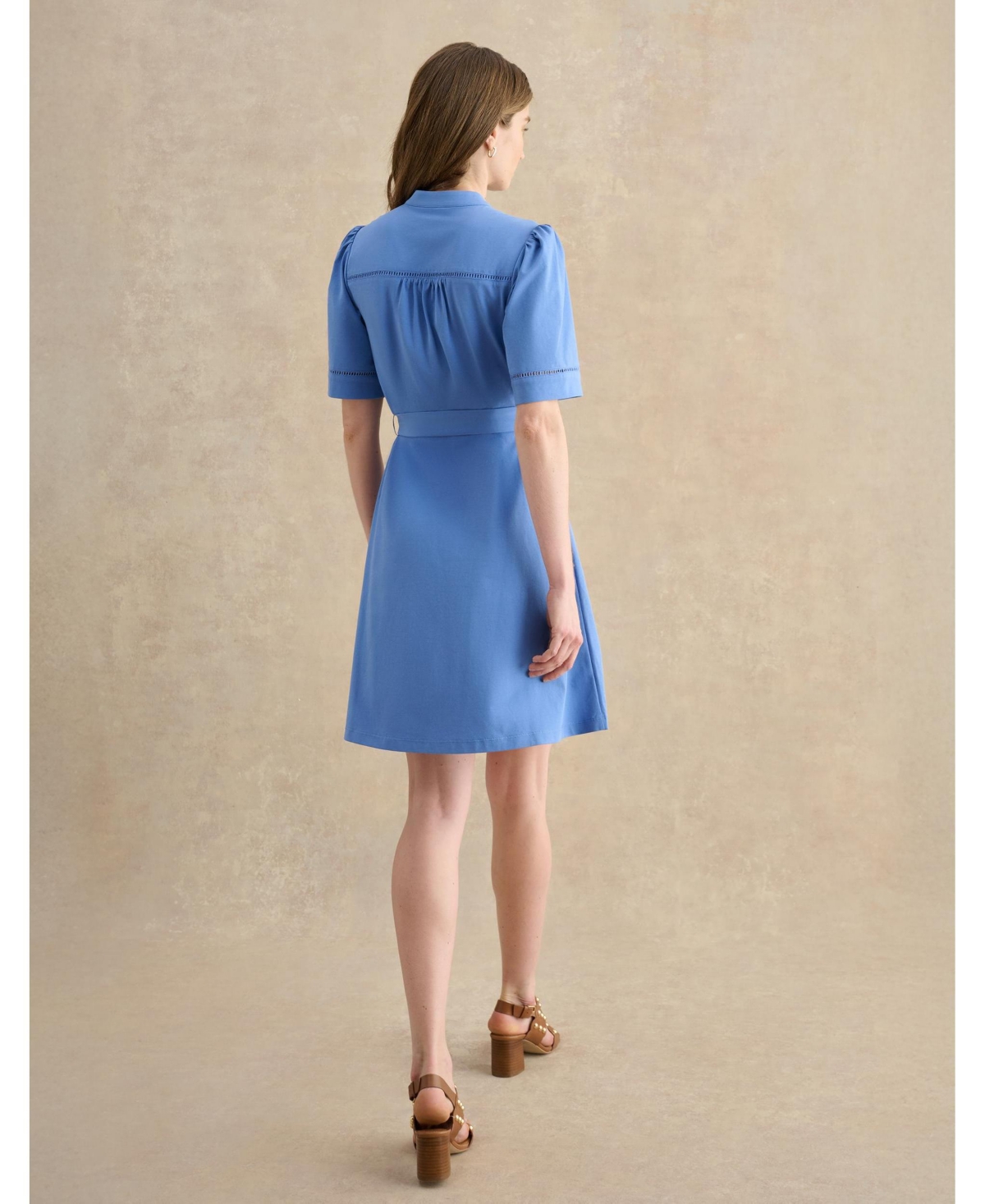 Hobbs London Women's Livvie Belted Mini Shirt Dress