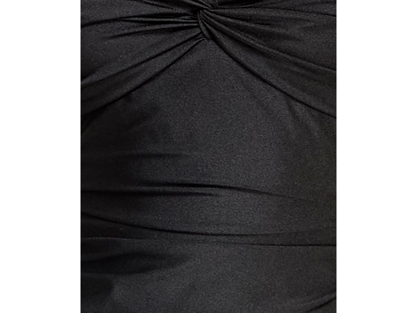 Женское платье City Studios Juniors' Twist Bandeau Ruched Long, цвет: Чёрный — фото 6