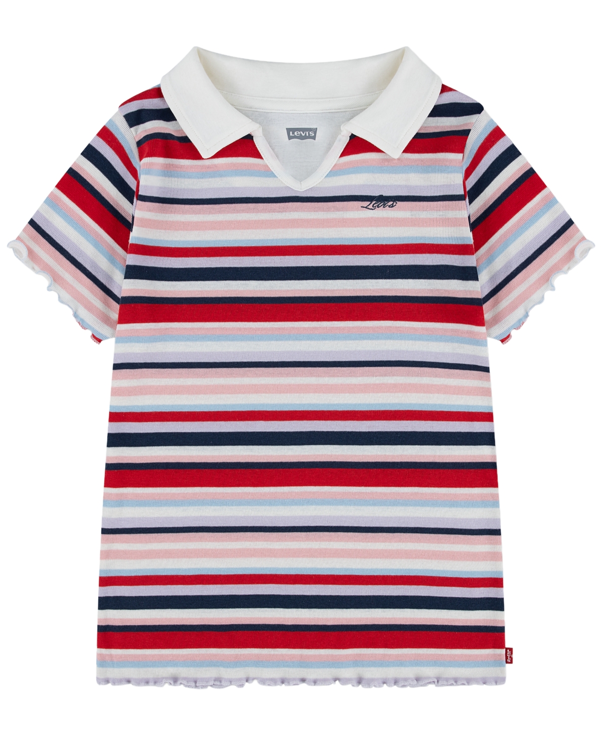 Levi's Girls' 7-16 Polo Knit Short-Sleeve Polo Shirt - Levi's Egret