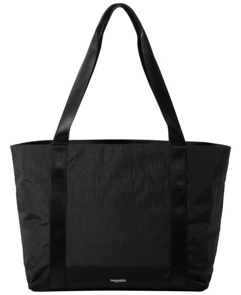 Женская сумка Baggallini Extra-Large Via Tote Handbag, цвет: Чёрный