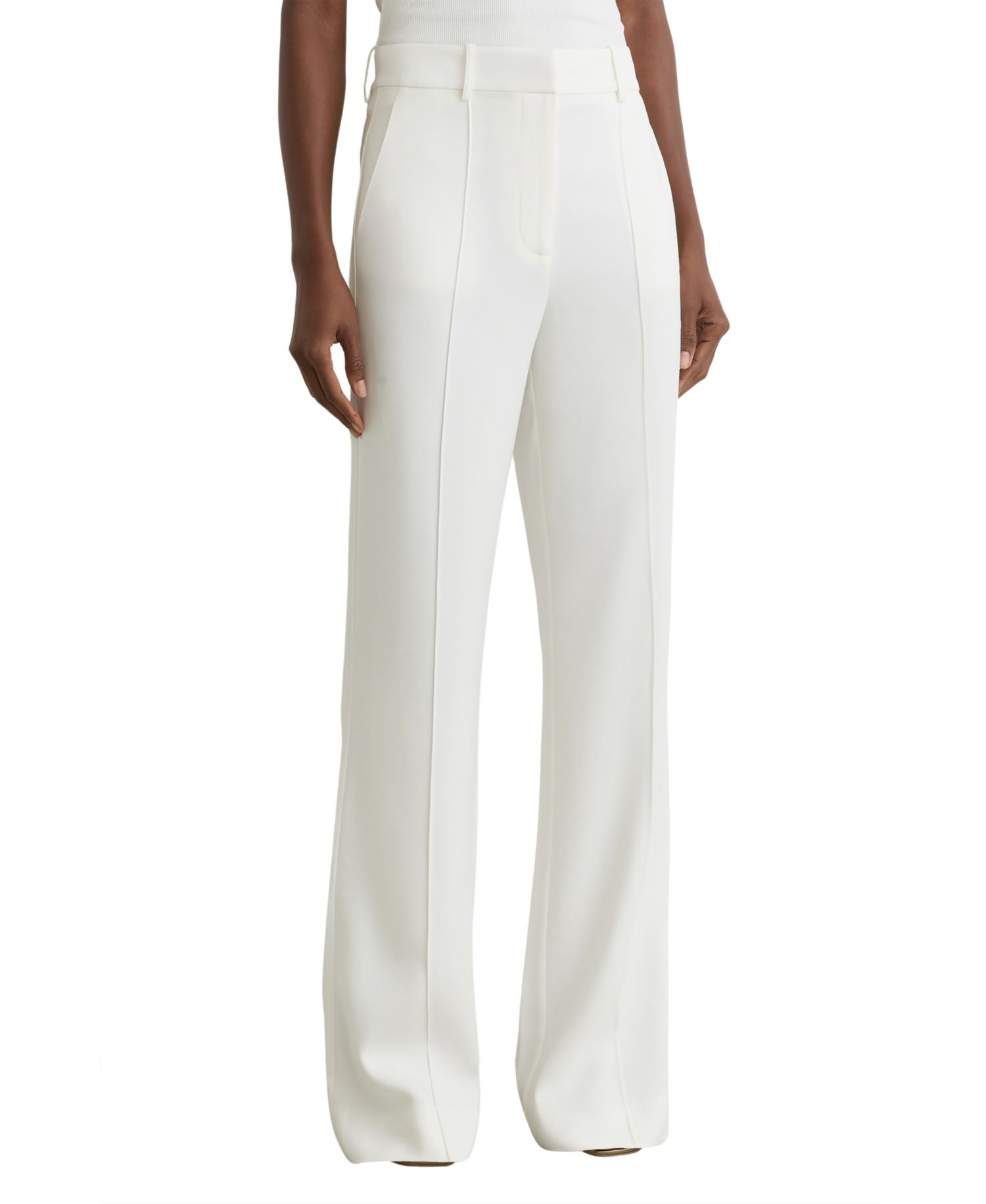 Women's Wide-Leg Seam-Detail Trousers