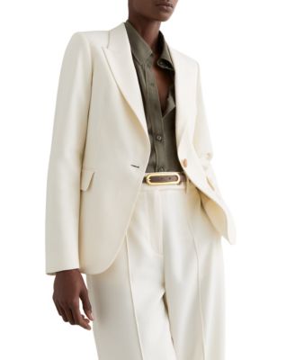 Women's Single-Breasted Tailored Blazer