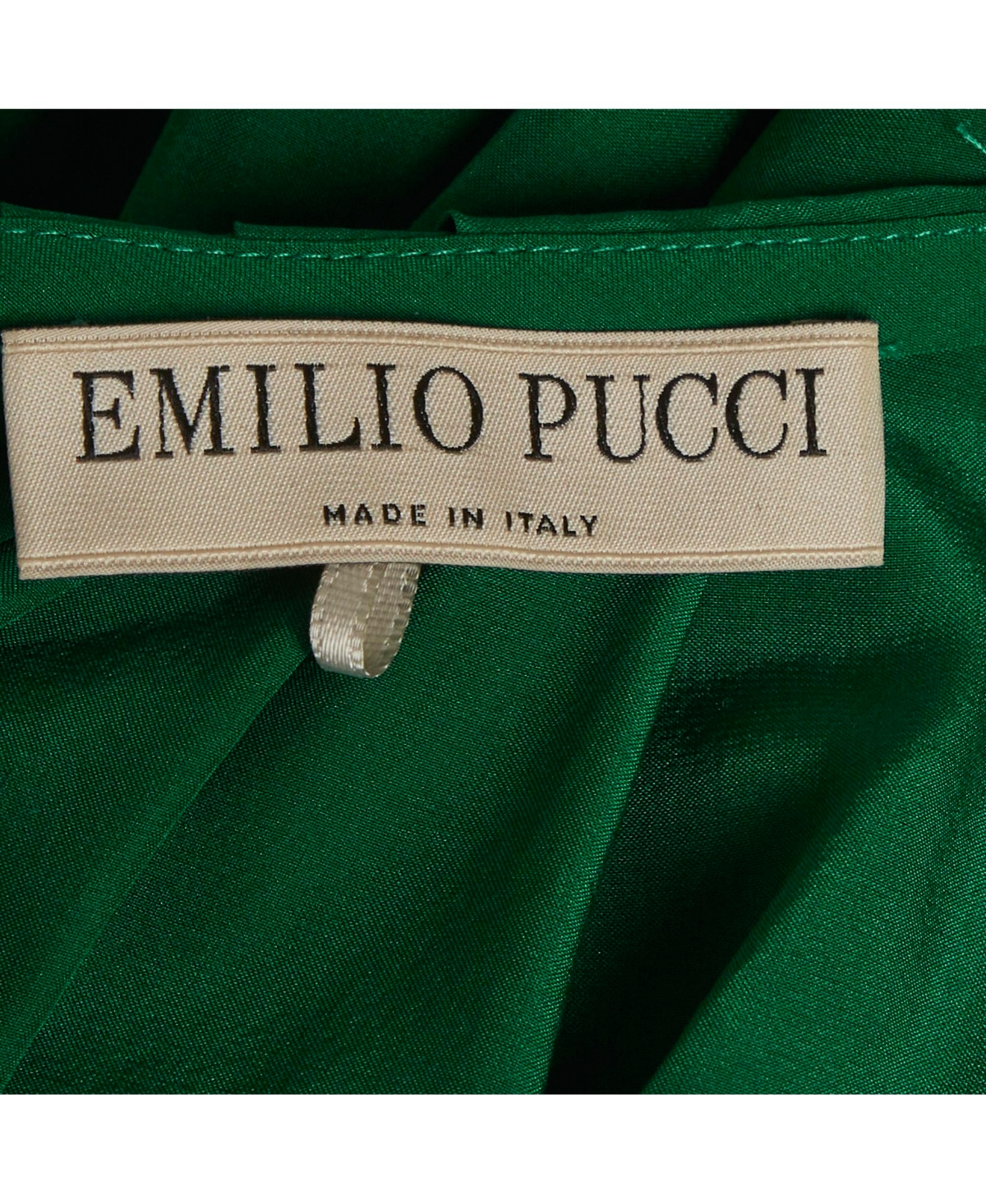 Pre-Owned Emilio Pucci Women's Silk Pleated Top