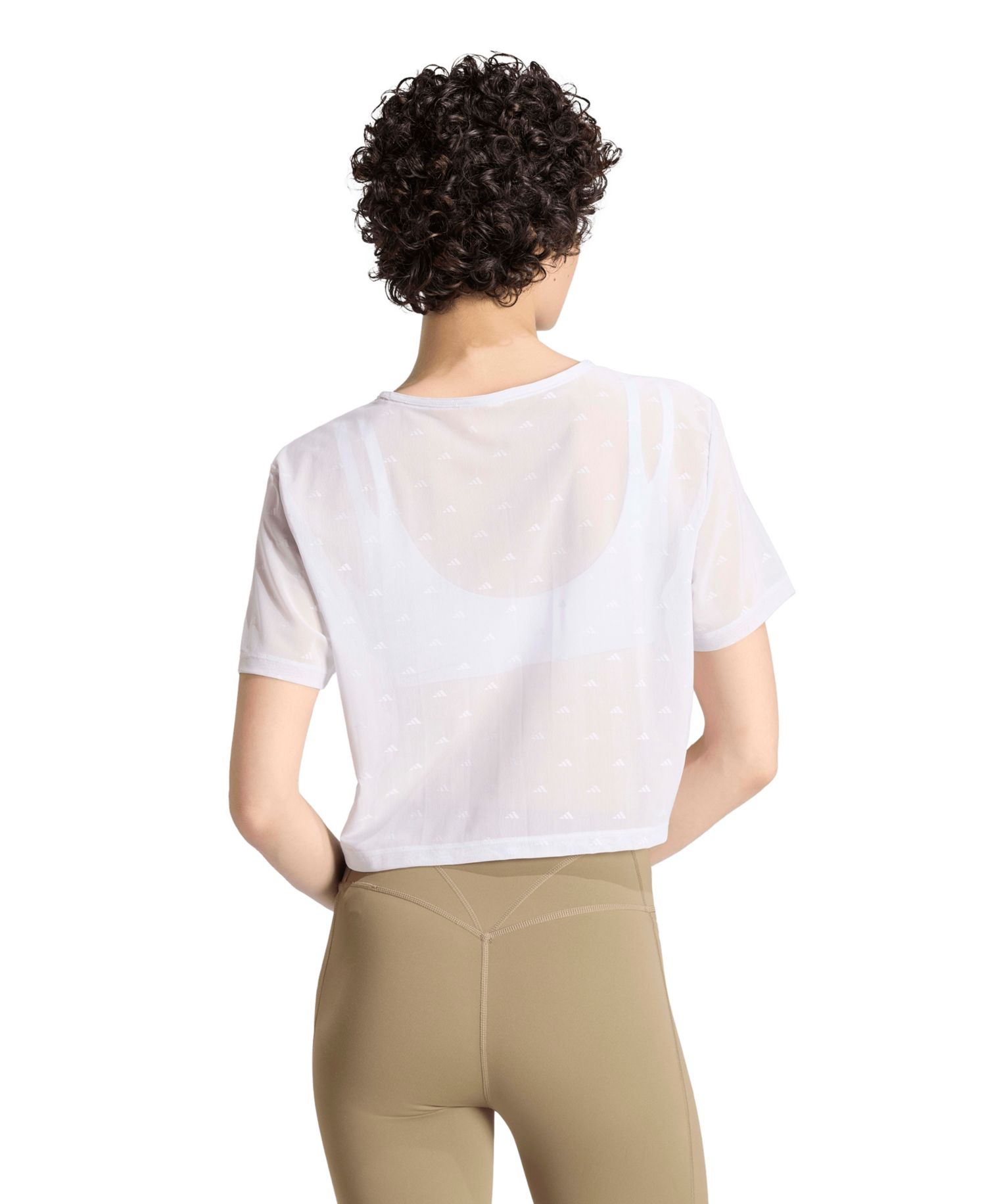 Women's Essentials Workout Boxy Mesh Training T-Shirt