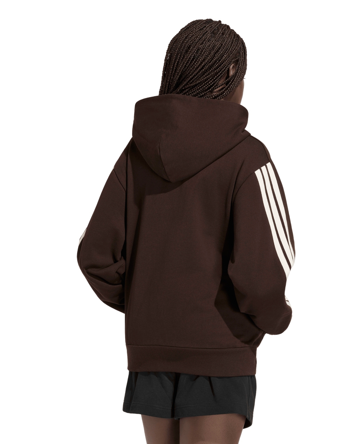 adidas Women's 3-Stripes Pull-On Hoodie