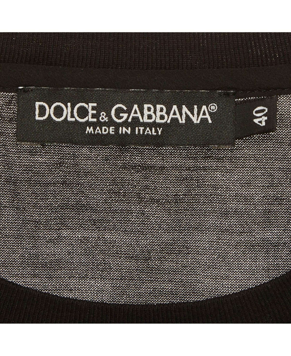 Pre-Owned Dolce & Gabbana Women's Applique Jersey T-Shirt