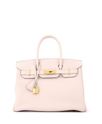 Birkin 30 Handbag Light Togo with Gold Hardware