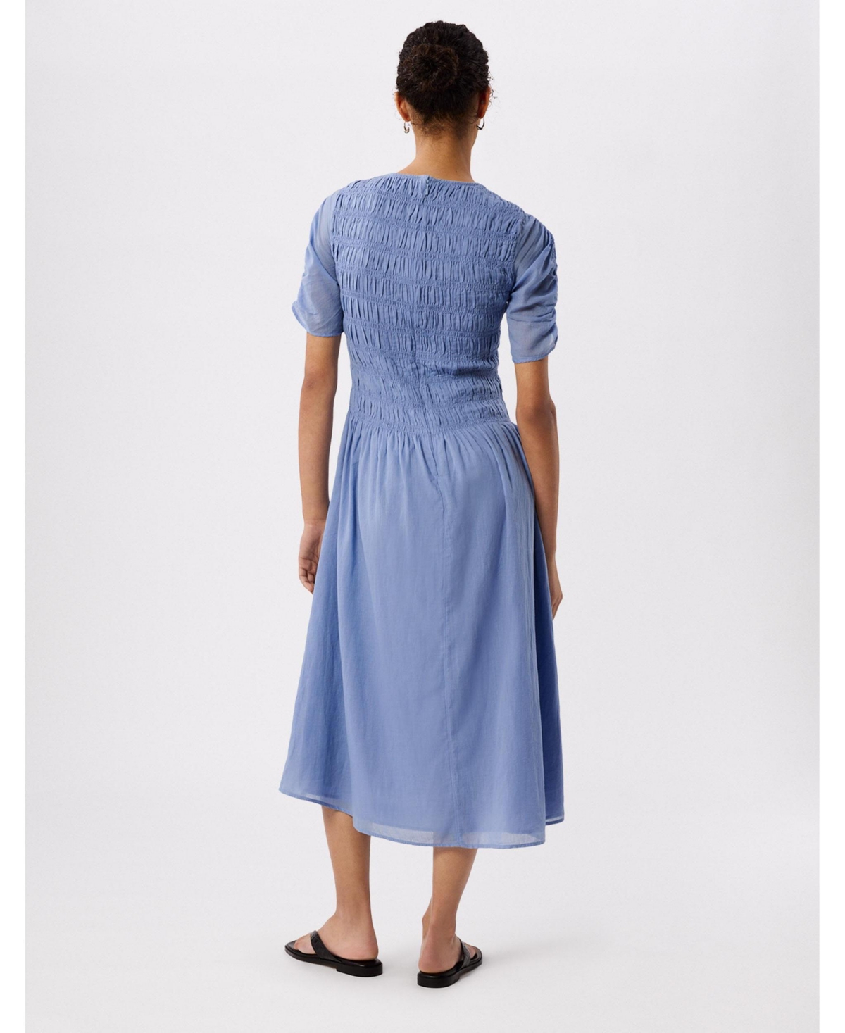 Whistles Women's Avery Smocked Midi Dress