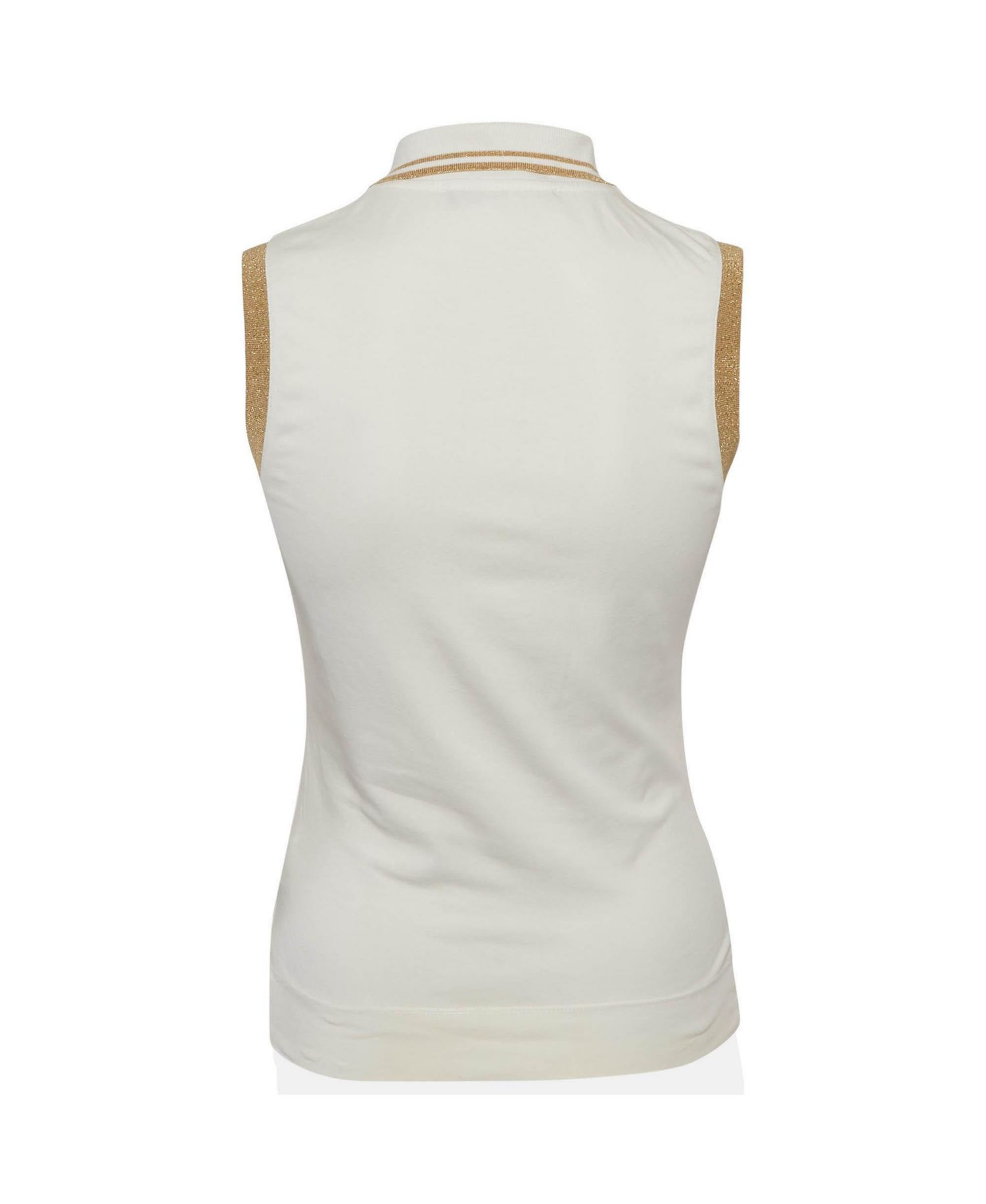 Women's Jersey Ruffled Sleeveless T-Shirt