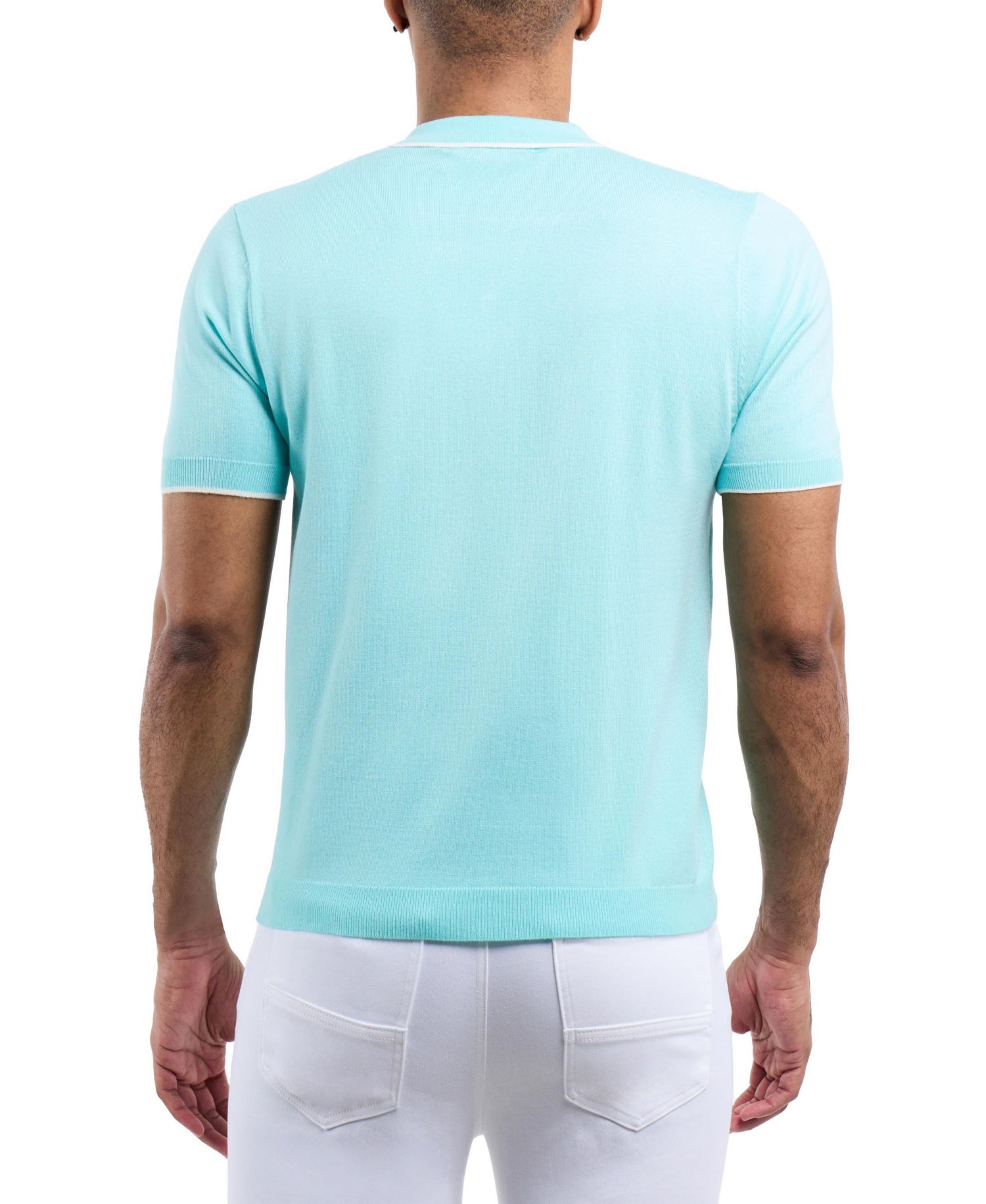 Men's Johnny Collar Sweater Polo