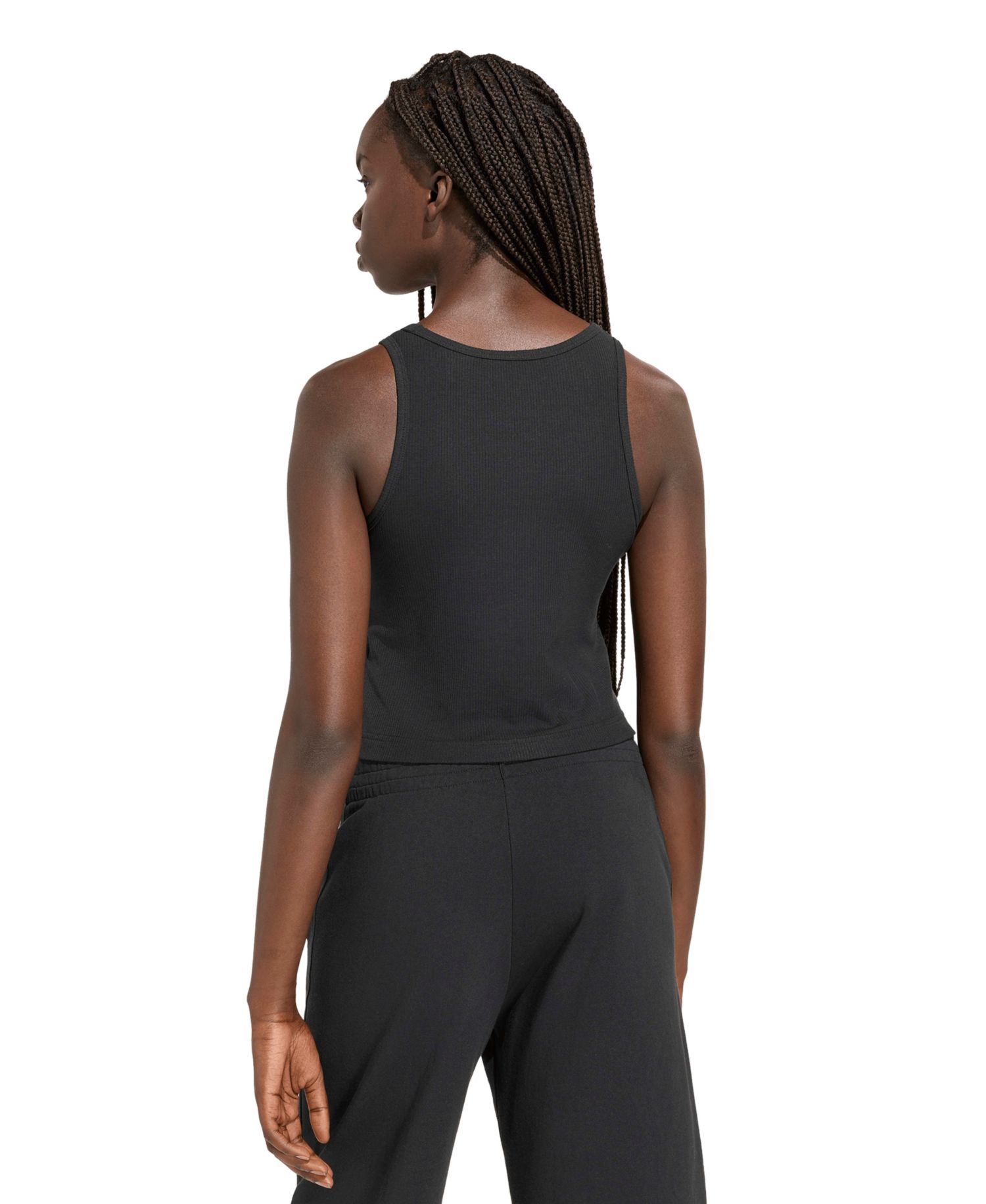Women's Cropped Ribbed Tank Top