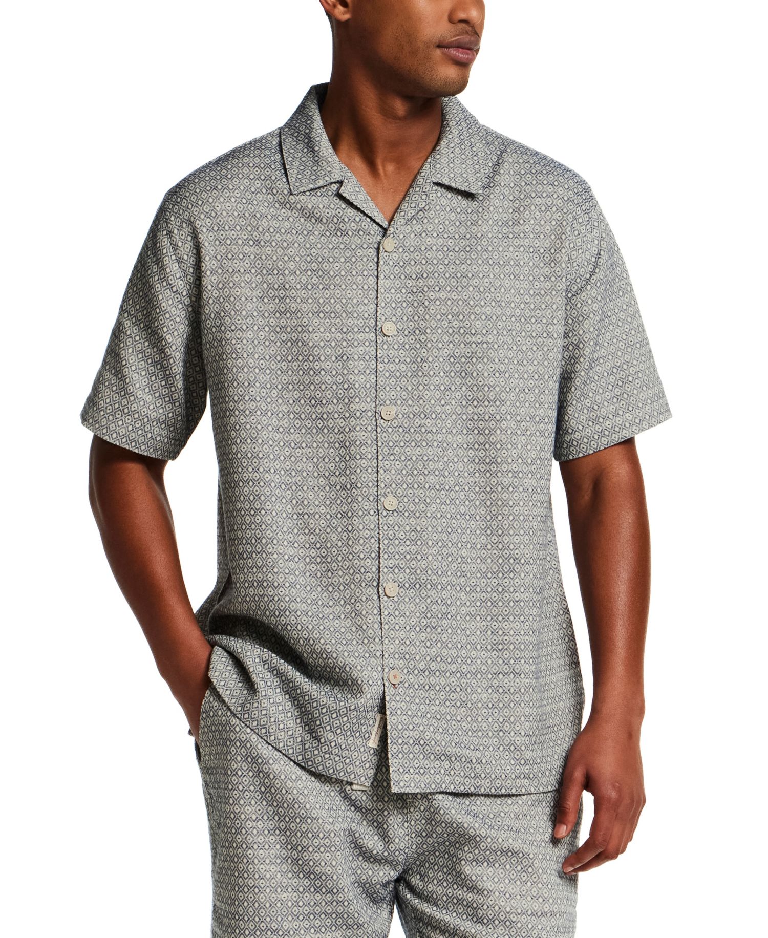 Men's Jacquard Knit Shirt