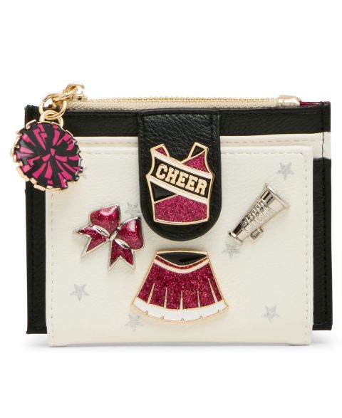 Betsey Johnson Go Fight Win Mini Snap Wallet