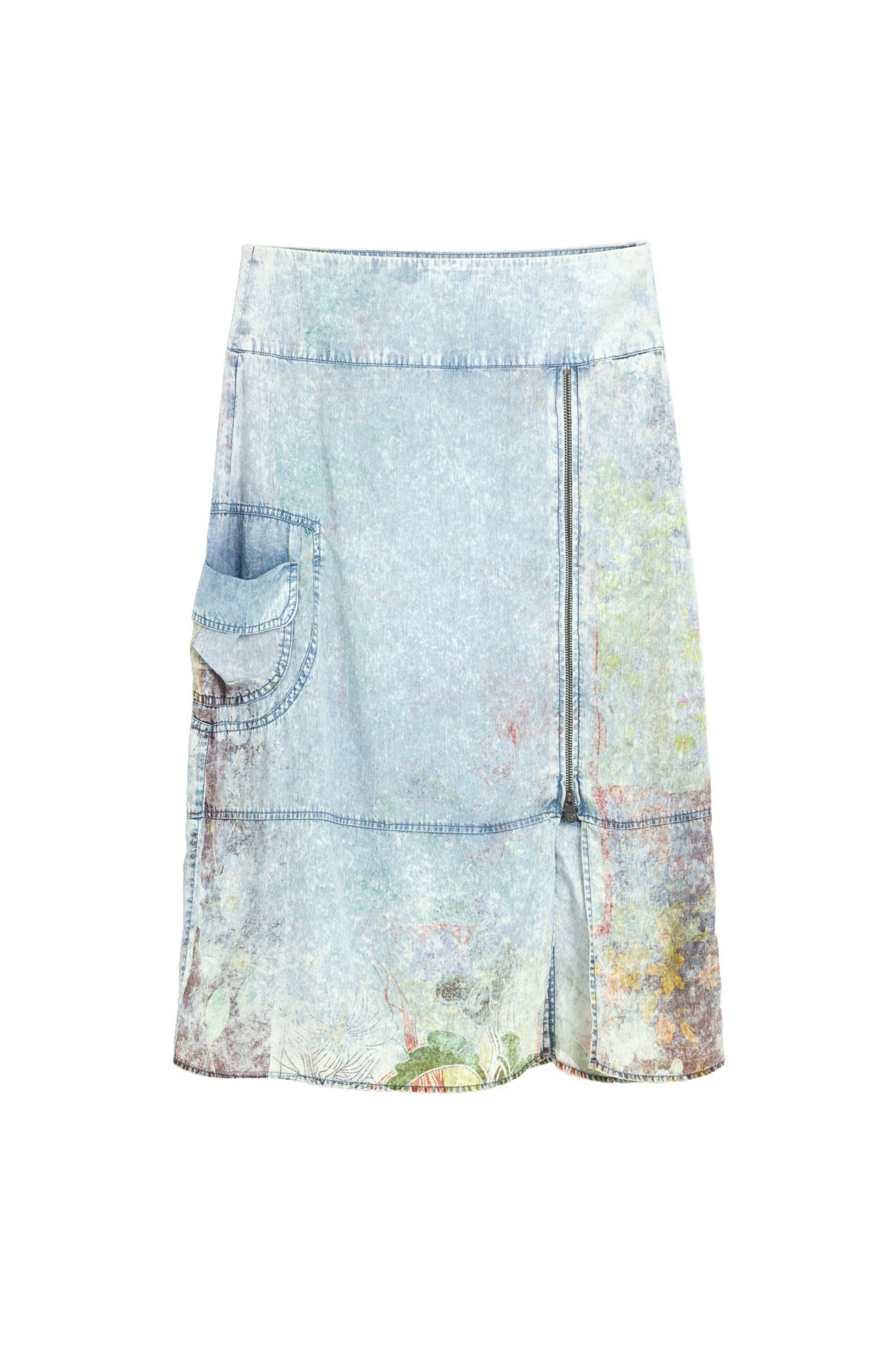 Women's Midi denim skirt