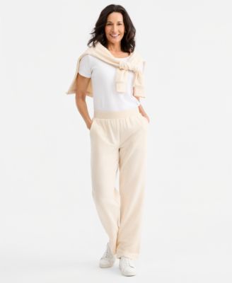 Women's LuxLounge Fleece Pull-On Sweatpants