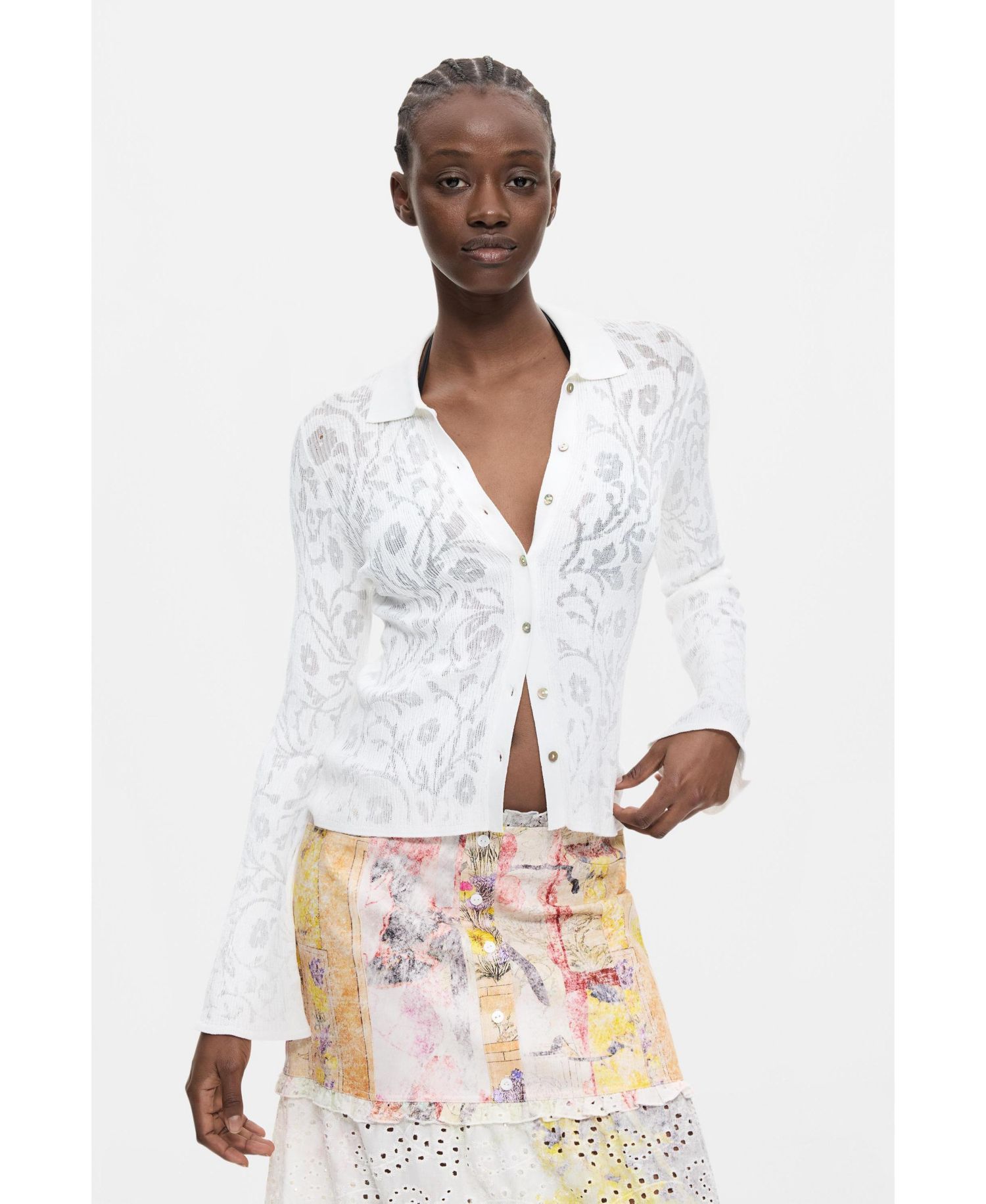 Women's Floral printed skirt