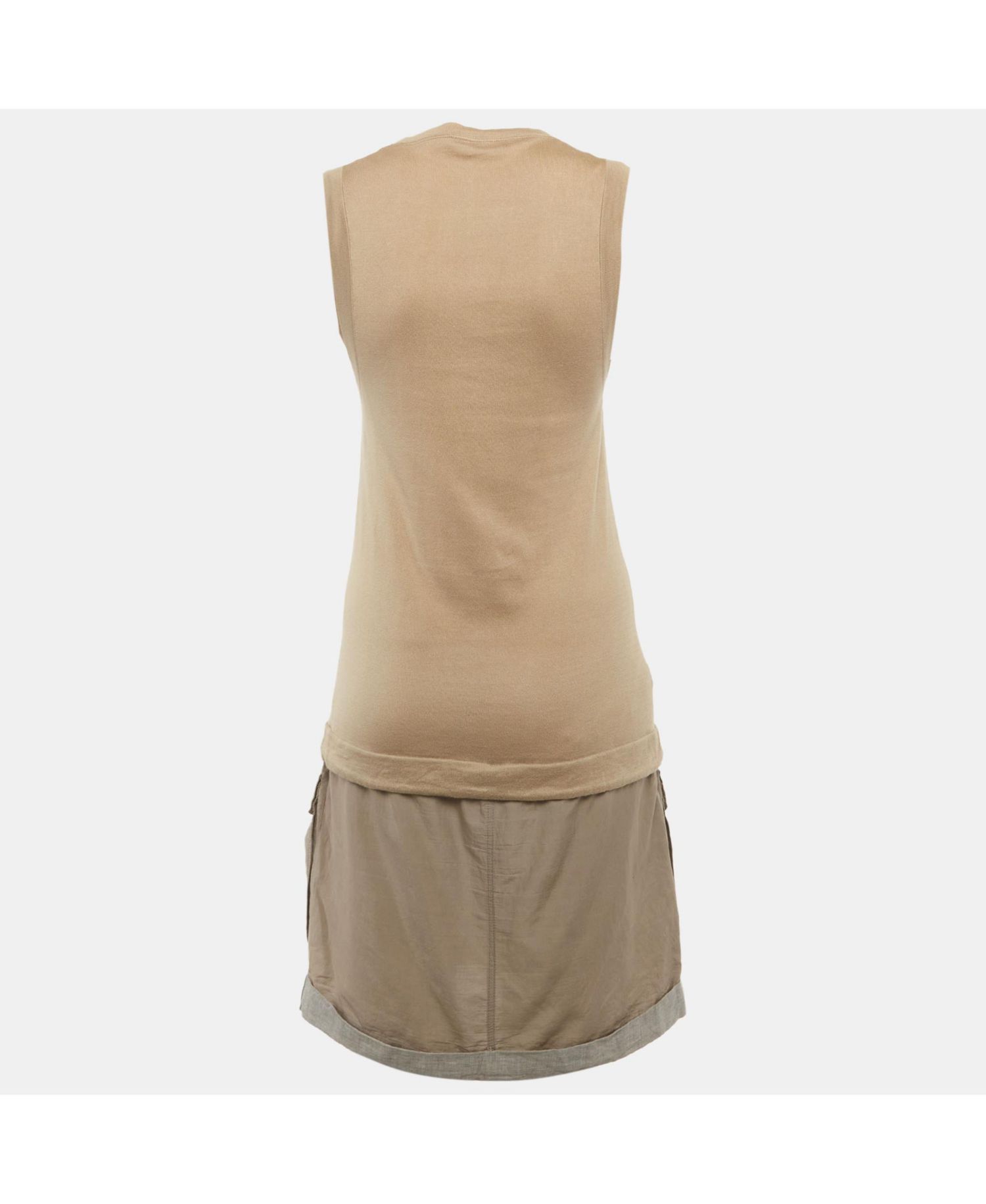 Women's Cotton Knit Sleeveless Short Dress