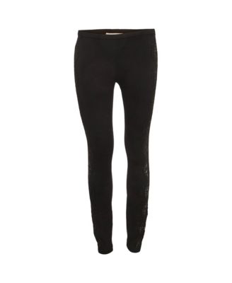 Women's Lace Trim Jersey Skinny Trousers