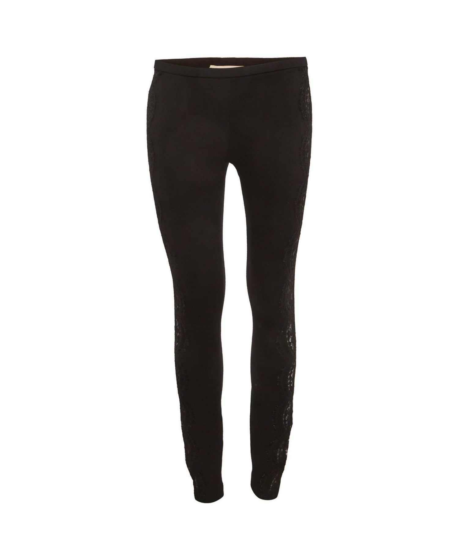 Women's Lace Trim Jersey Skinny Trousers