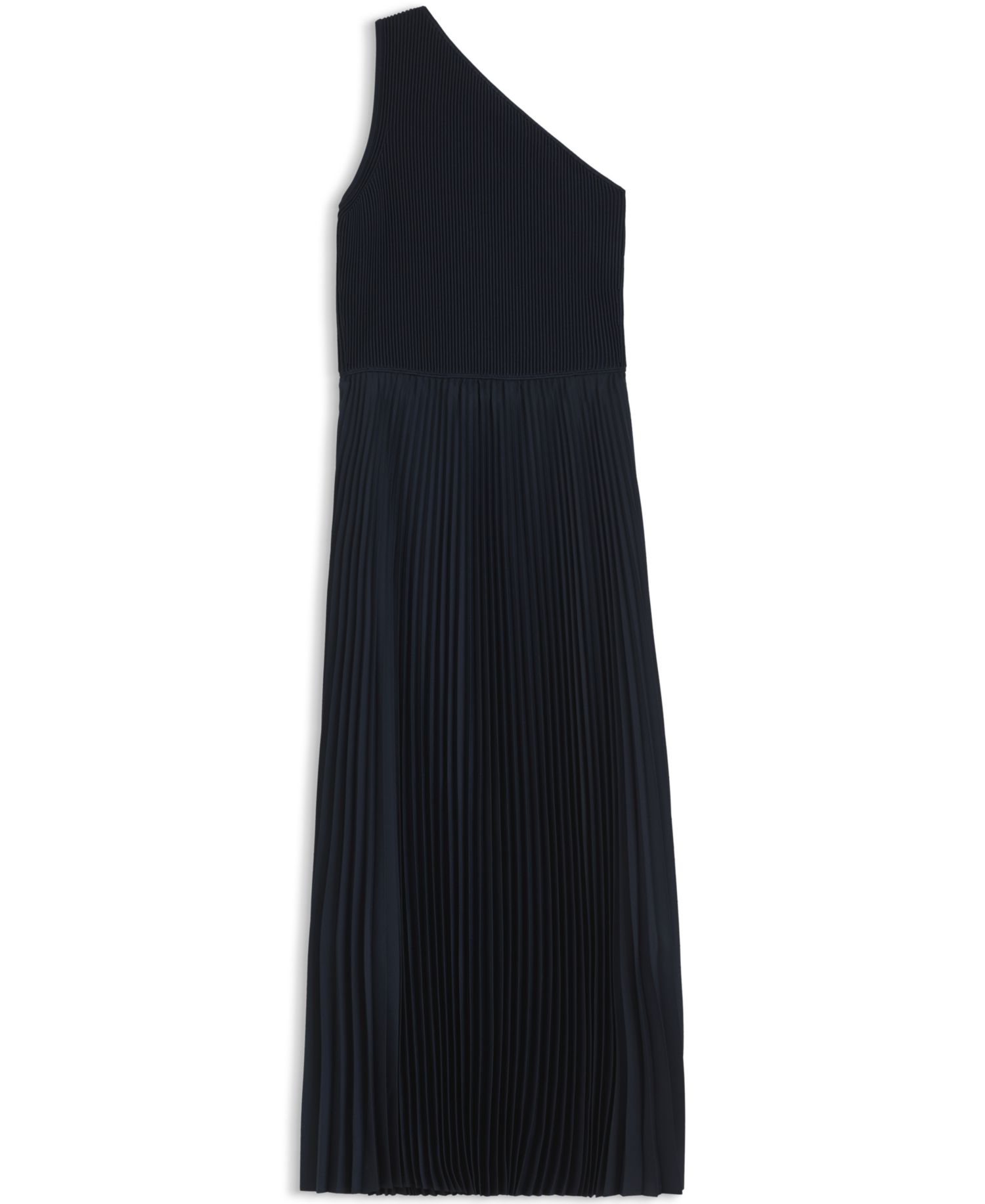 BOSS by Women's Skirt Rib-Knit One-Shoulder Dress