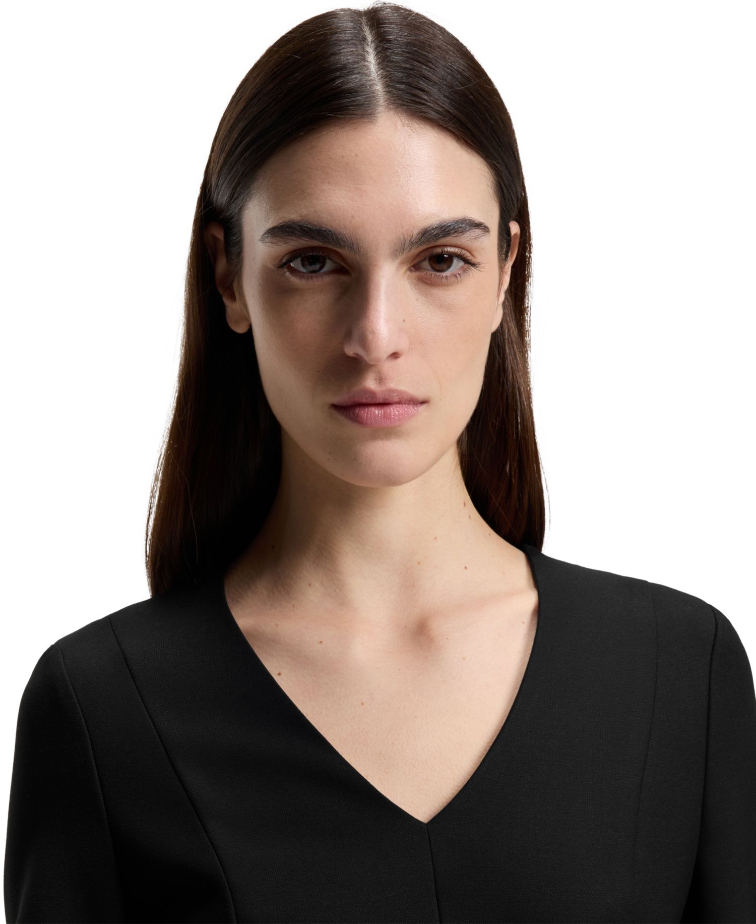 BOSS by Women's Slim-Fit Full Rear Zip Dress