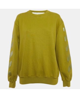Women's Cotton Crewneck Arrow Print Sweatshirt