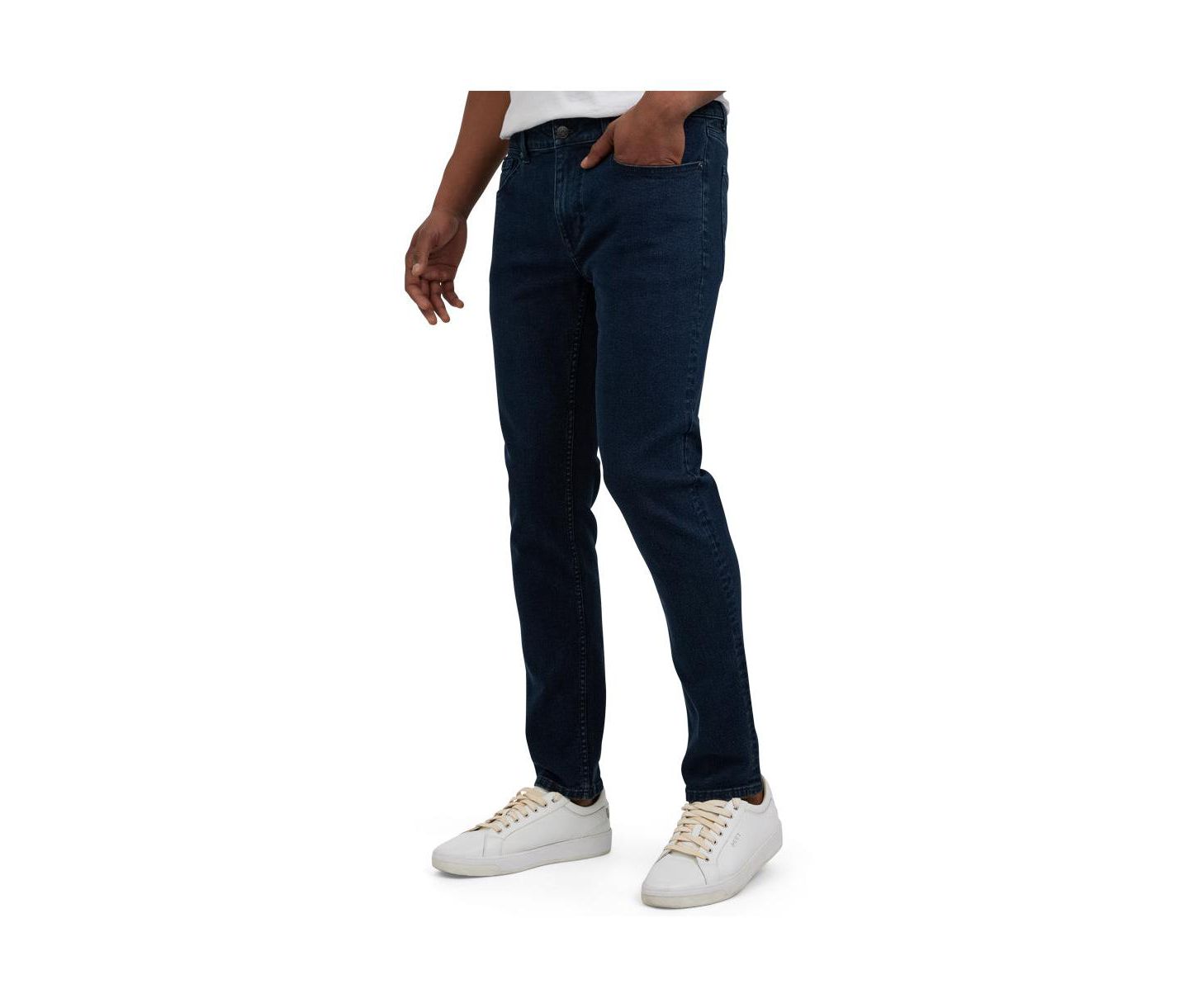 Мужские джинсы DKNY Mercer Skinny Fit, цвет: Синий — фото 3