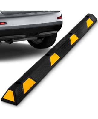 Vehicle & Car Tire Stop, Heavy-Duty Rubber Block