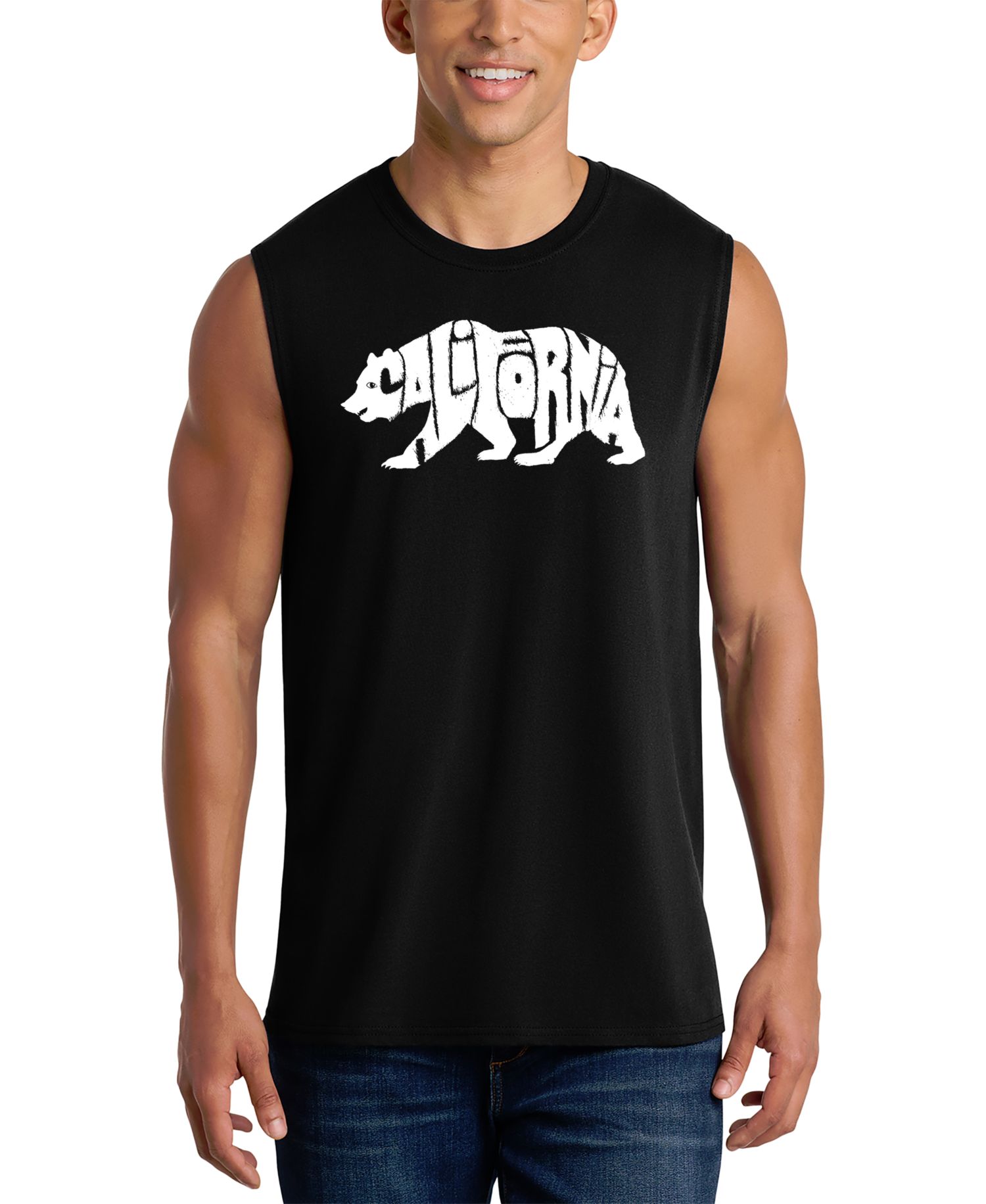 Men's California Bear Graphic Tank Top