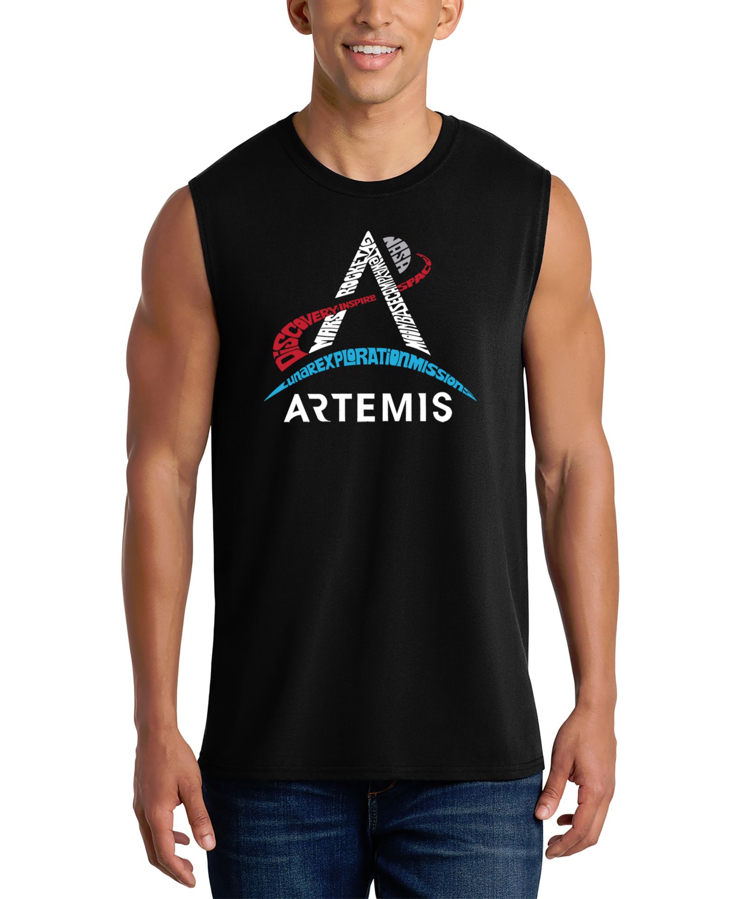 Men's NASA Artemis Mission Logo Graphic Tank Top