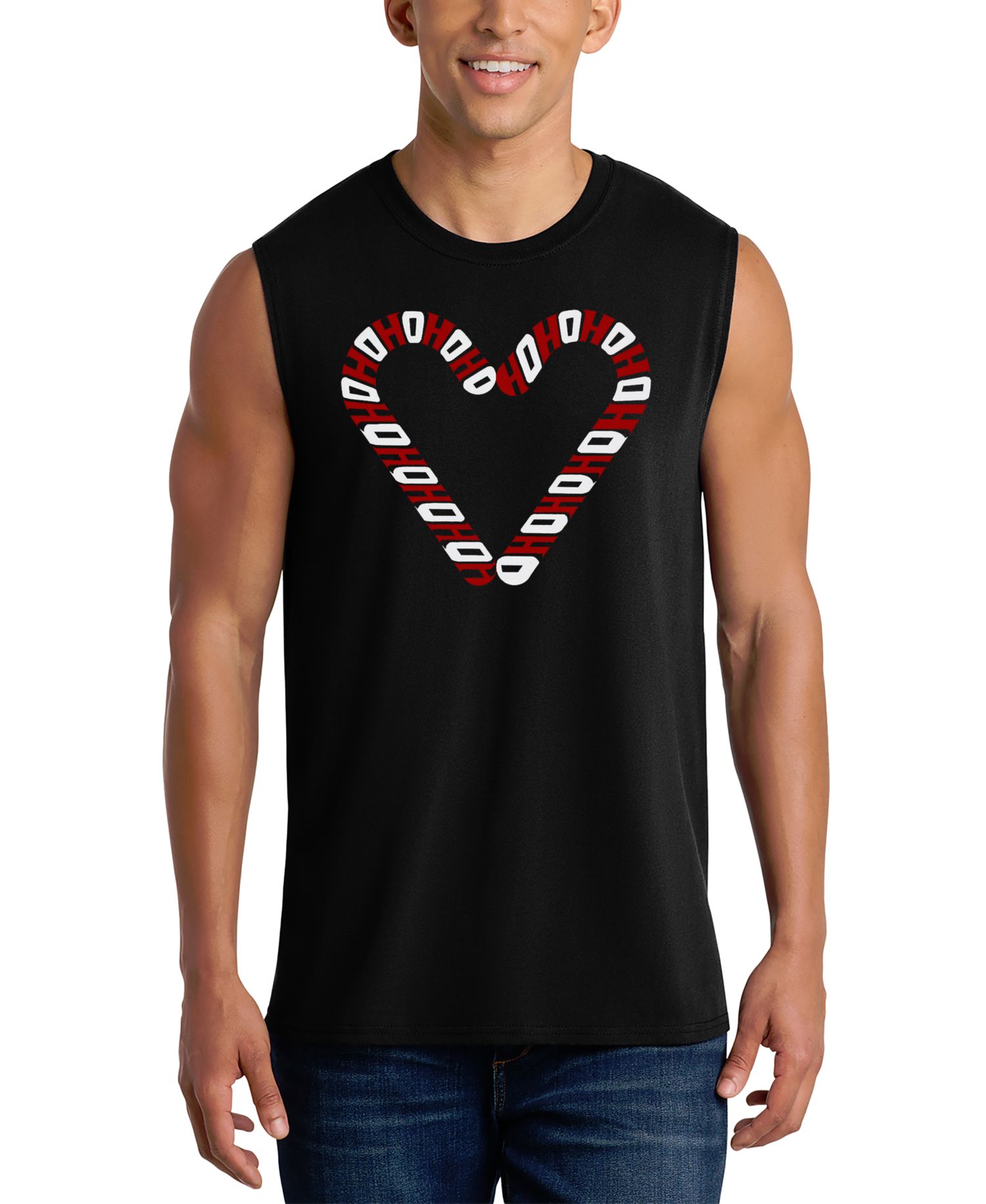 Men's Love USA Heart Graphic Tank Top