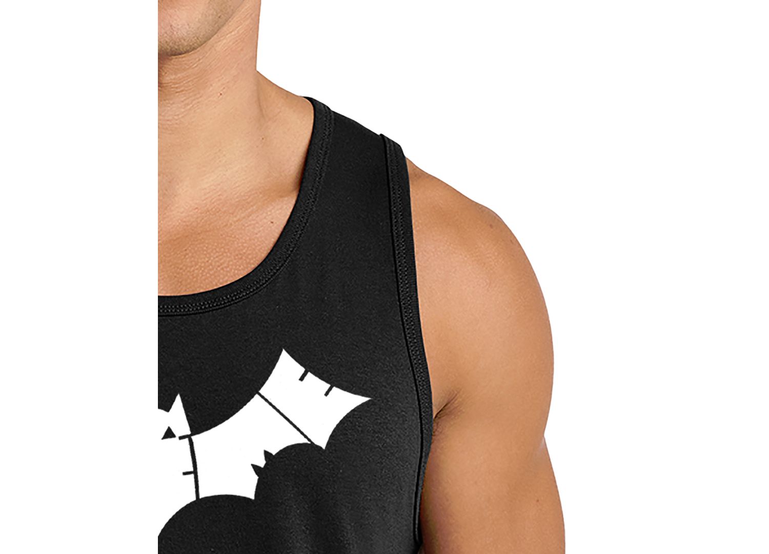 Men's Bat Symbol Graphic Tank Top