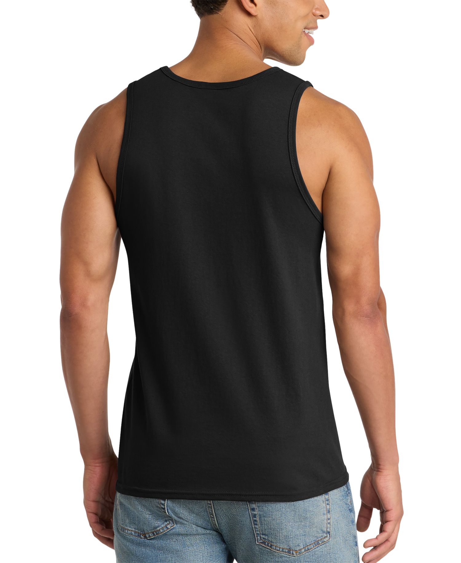 Men's Microphone Design Graphic Tank Top