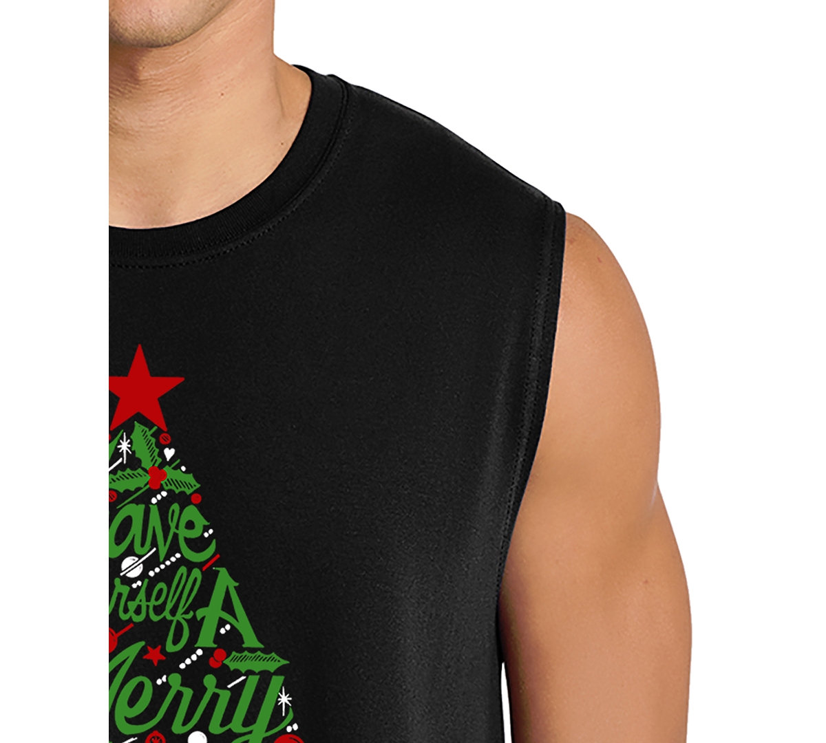La Pop Art Men's Crewneck Graphic Tank Top