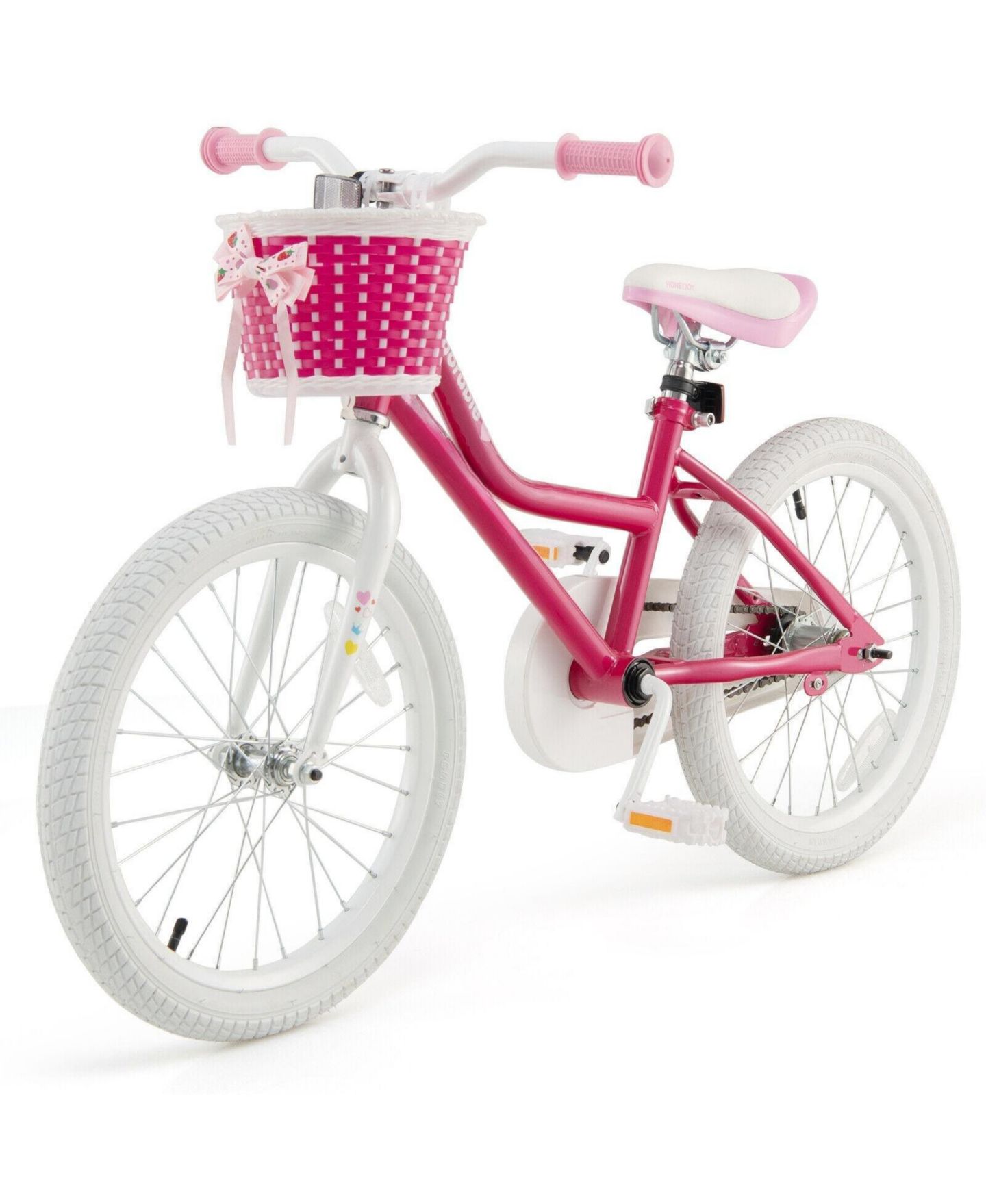 Детская игрушка SUGIFT Kids Bicycle 18 Inch with Adjustable Handlebar, Carbon Steel Frame and Basket for Ages 6-8 — фото 3