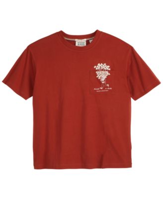 Men's Embroidered Floral Short-Sleeve T-Shirt
