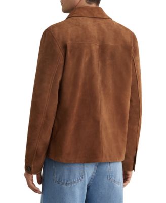 Men's Daventry Suede Four-Pocket Zip-Through Jacket