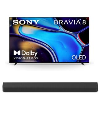K65XR80 65 Inch IMAX Enhanced Bravia OLED 4K HDR Google TV with a Sony HT-A8000 BRAVIA Theater Bar Soundbar (2024)