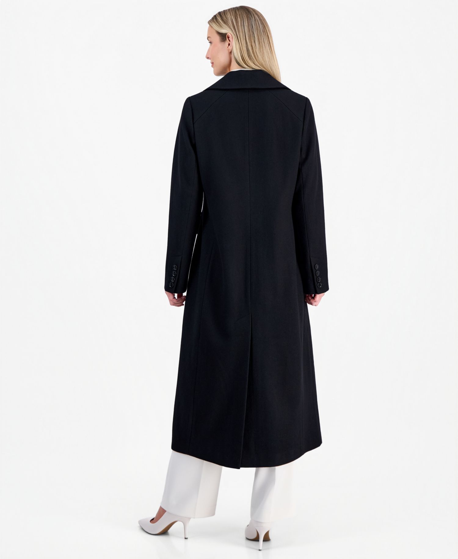 Women's Single-Breasted Maxi Coat
