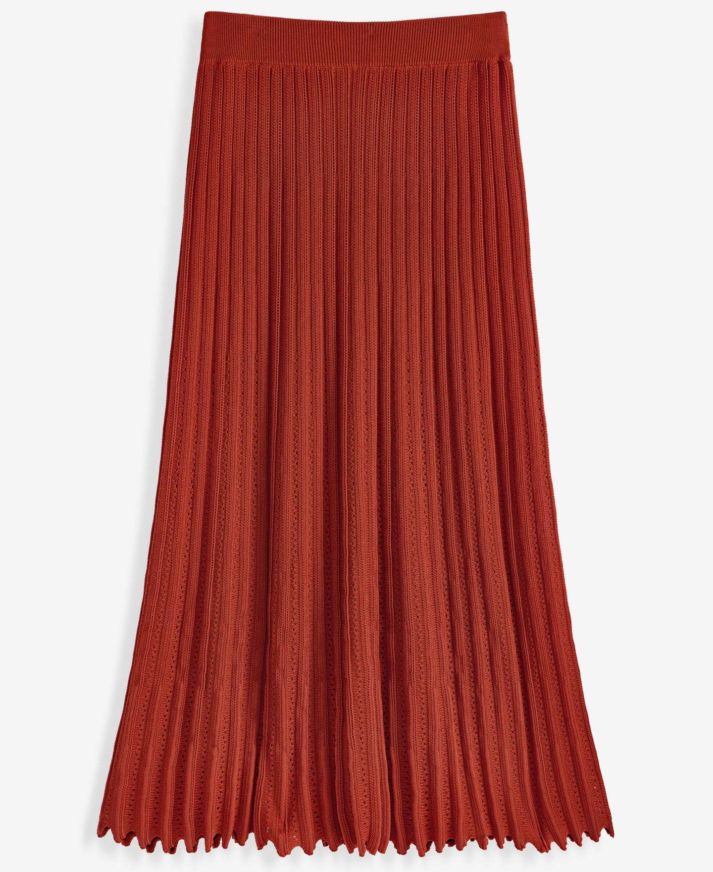 Женская юбка I.N.C. International Concepts Sweater-Knit Pleated High-Waisted, цвет: Медный ржавый — фото 6