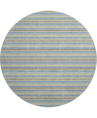 Soft Essentials Machine Washable SE2 8'x8' Round Area Rug