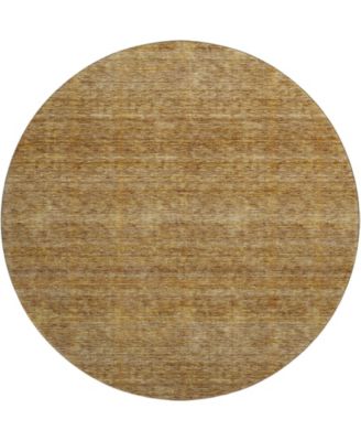 Soft Essentials Machine Washable SE1 8'x8' Round Area Rug