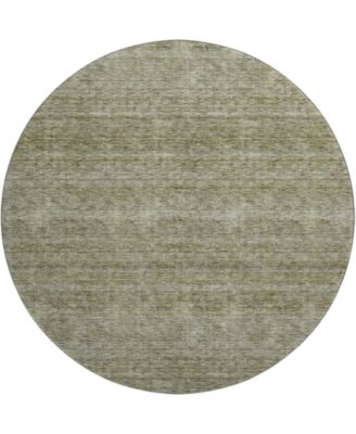 Soft Essentials Machine Washable SE1 8'x8' Round Area Rug