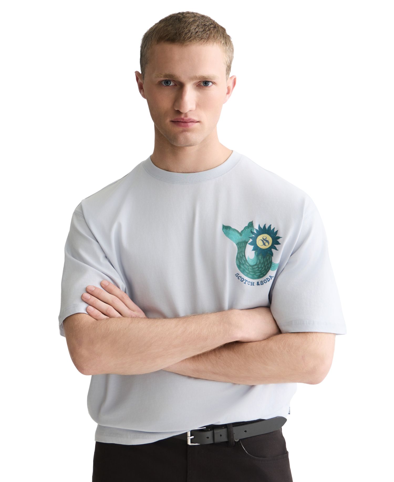 Men's Back Artwork Regular-Fit Short-Sleeve T-Shirt