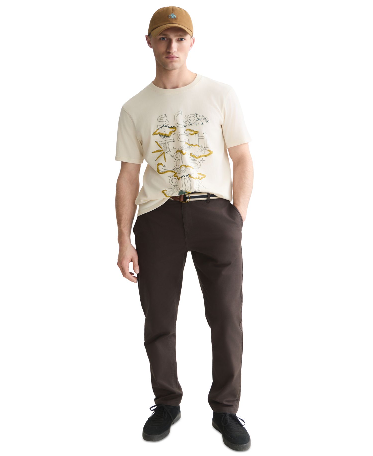 Men's Front Artwork Regular-Fit T-Shirt