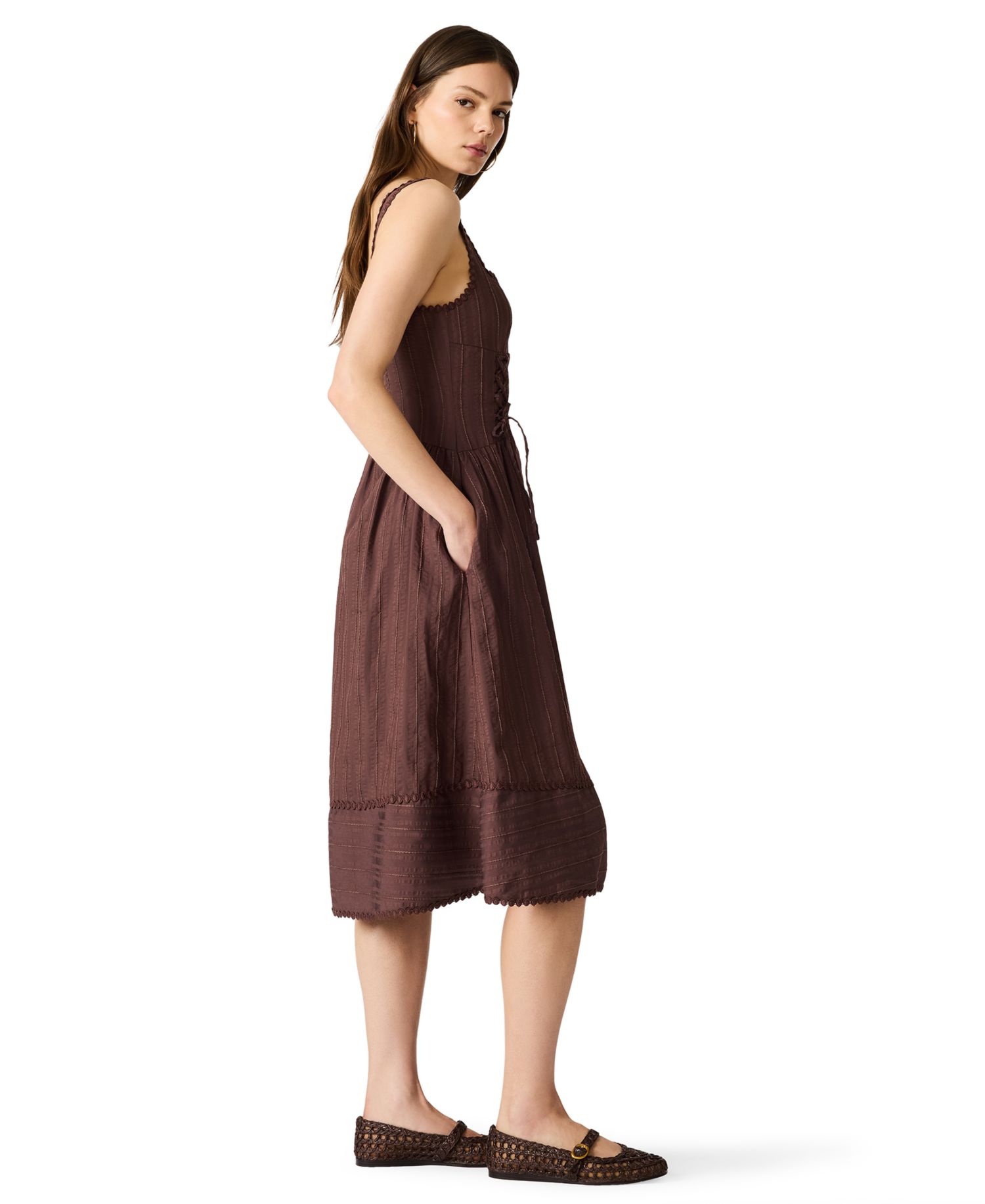 Corseted Sundress with Sweetheart Neckline